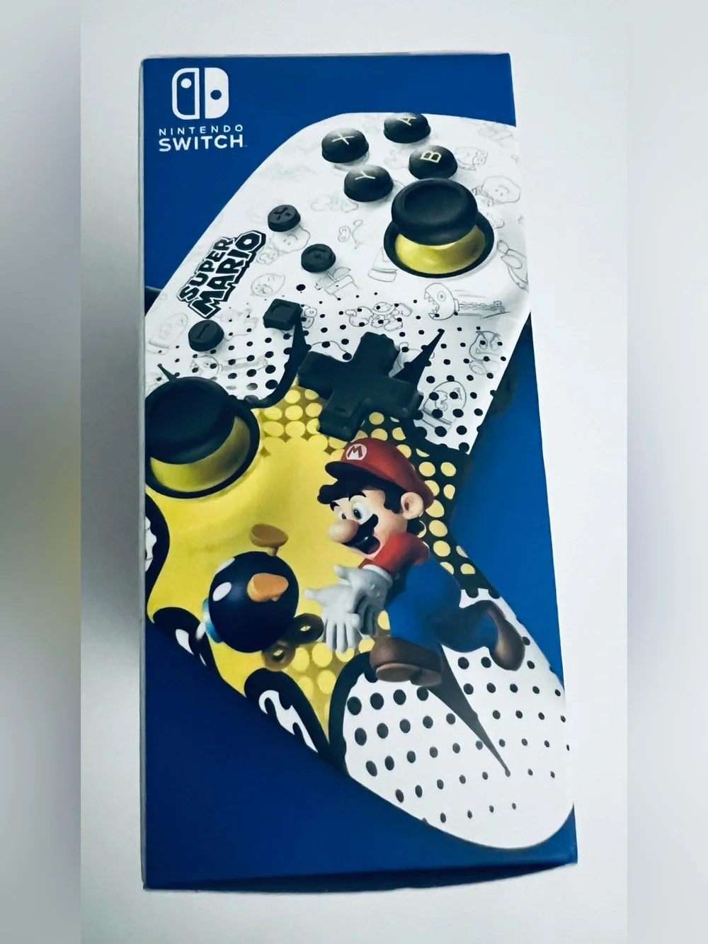 PowerA Enhanced Wired Controller Super Mario Bob-omb Blast Nintendo Switch NIB